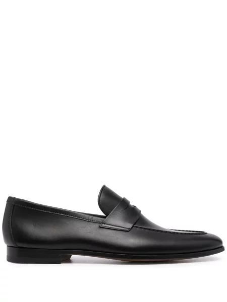 Pantofi loafer Magnanni din piele negru