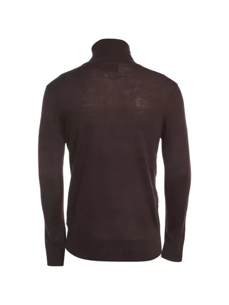 Pulover Allsaints din lână merinos roșu