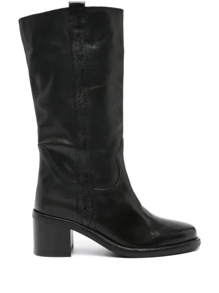 Botine Ash din piele negru