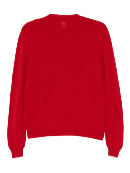 Top Teddy Cashmere din cașmir teddy roșu