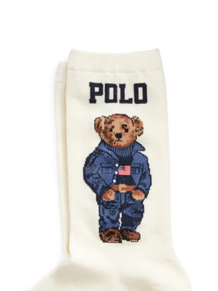Polo Ralph Lauren Hosszú női zokni fehér
