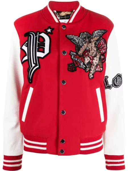 Geacă bomber Philipp Plein roșu