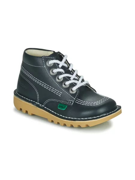 Členkové topánky Kickers modrá