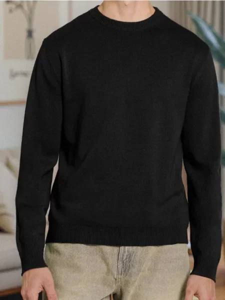 Sinsay Svetr s dlouhými rukávy černá