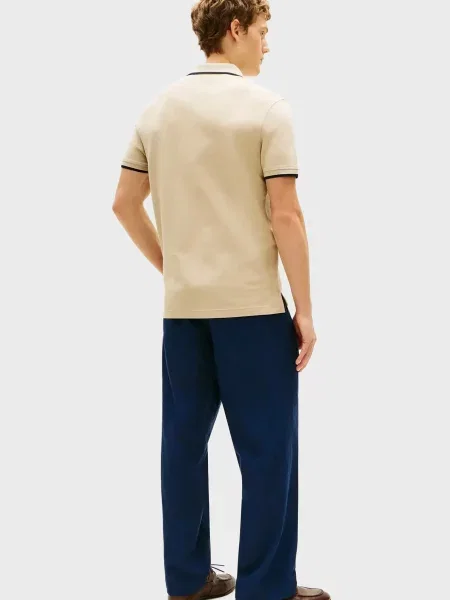 Поло Tommy Hilfiger бежевое