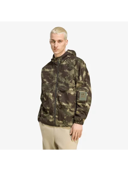 Jachetă adidas Camo Jkt Olive Strata S măslin