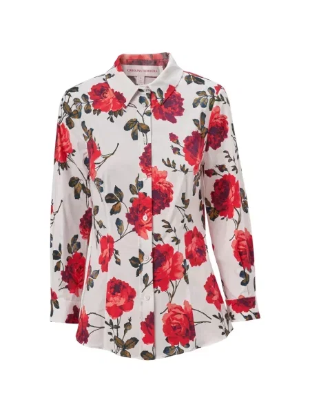 Cămașă Carolina Herrera cu imagine alb