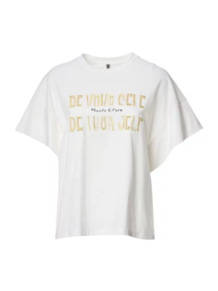Koszulka Manila Grace z nadrukiem biała