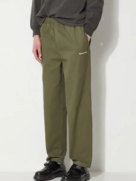 Панталон thisisneverthat Easy Pant с кройка тип чино зелено