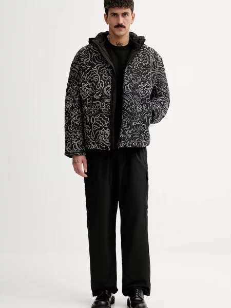 Bunda Kenzo Star Tiger Down Jacket čierna