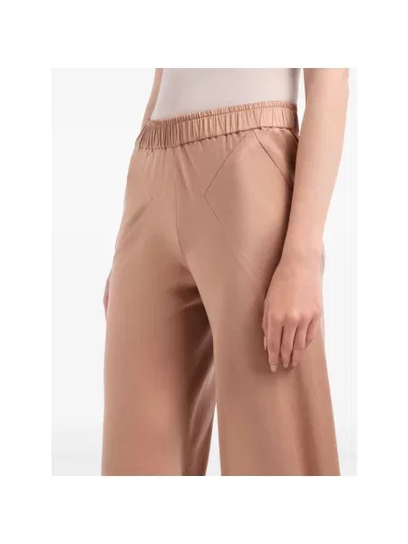 Spodnie Giorgio Armani biznesowe różowe