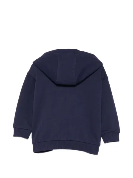 Bluza z kapturem dziecięca Moschino niebieska