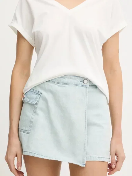 Morgan farmer szoknya és nadrág sima magas derekú SHAZAZ kék