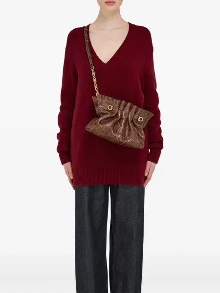 Geantă Ferragamo maro