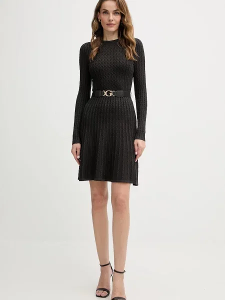 Сукня Guess HANA mini облягаюча коричневий