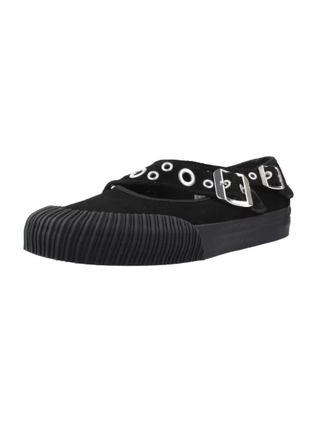 Pantofi cu toc Vans cu bretele negru