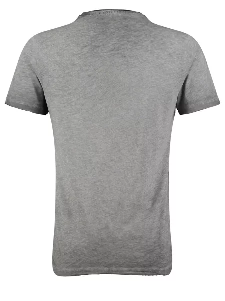 Key Largo Tričko Fast modrá denim / sivá / červená biela