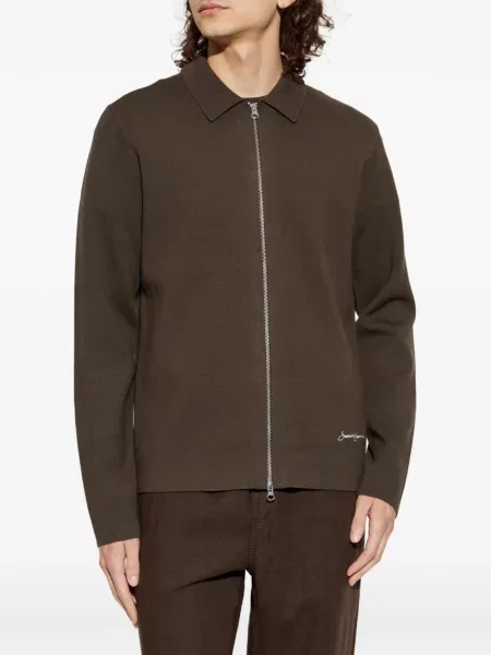 Gulerat tricou polo Samsøe Samsøe maro