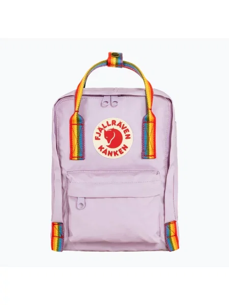 Városi hátizsák Fjällräven Kanken Rainbow Mini 7 l pastel lavender/rainbow pattern. Méret: l lila