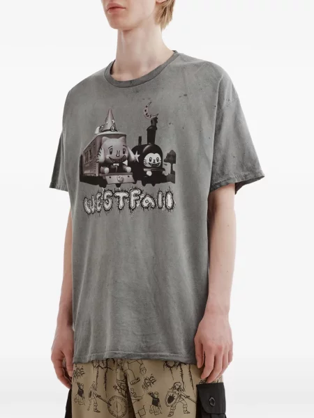 Tricou Westfall cu imagine gri