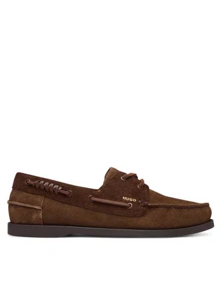 HUGO Мокасини Darcy кафяв