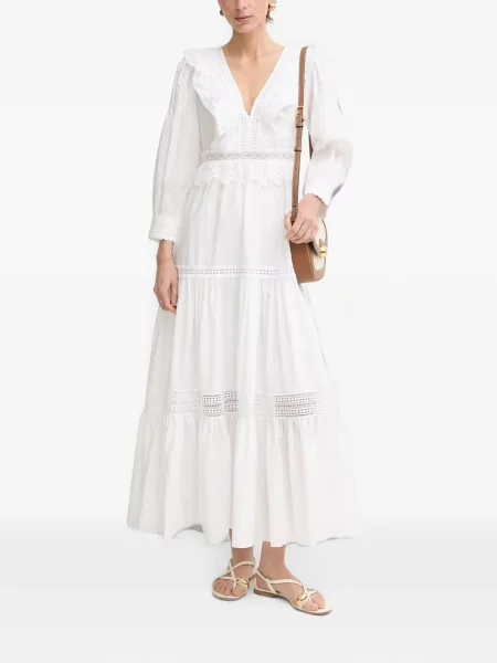 Rochie maxi Luisa Spagnoli alb