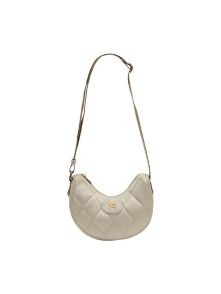 Torebka crossbody Burberry skórzana biała