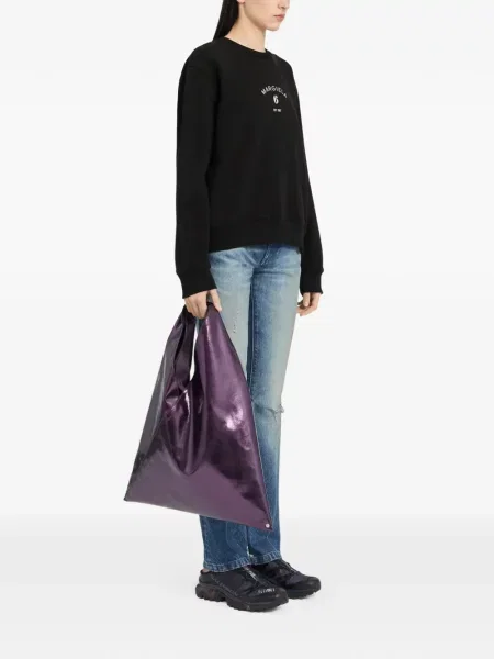 Hanorac Mm6 Maison Margiela cu autograf negru