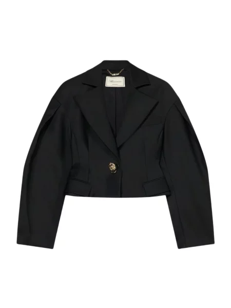 Marynarka Blumarine wełniana czarna