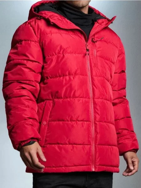 Sinsay Prošívaná bunda červená