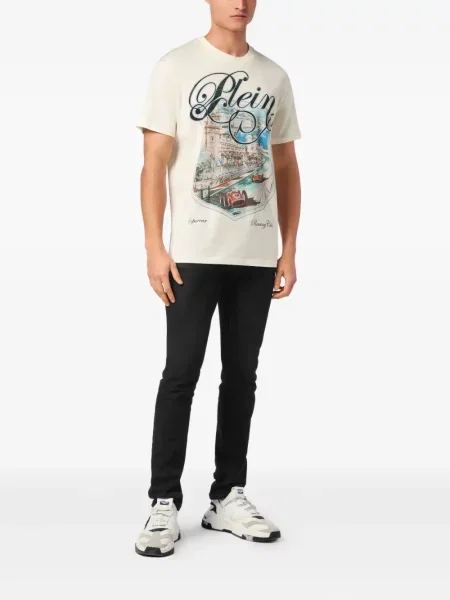 Tricou Philipp Plein alb