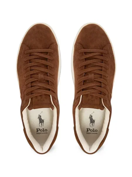 Sneakers Polo Ralph Lauren σουέντ καφέ