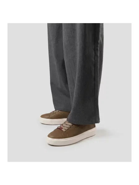 Sneakersy Alexander Smith zamszowe zielone