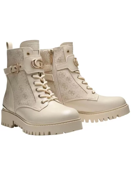Guess bocanci cu platformă pentru femei alb