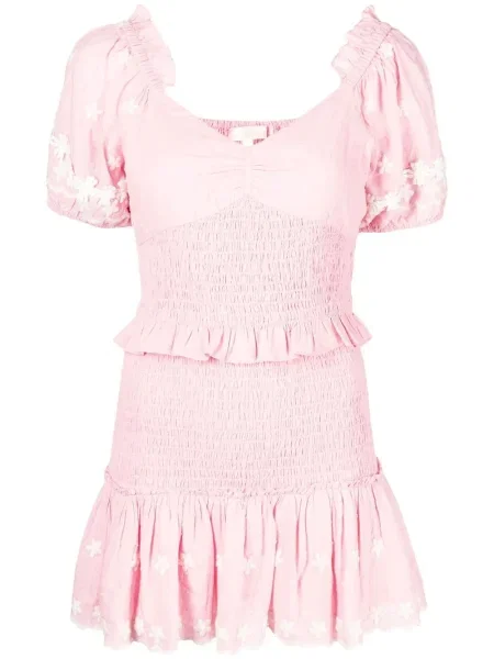 Rochie Loveshackfancy de costum roz