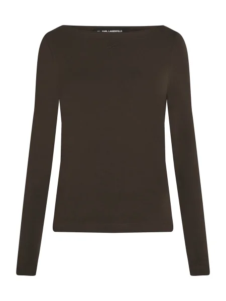 Karl Lagerfeld Tricou ciocolatiu