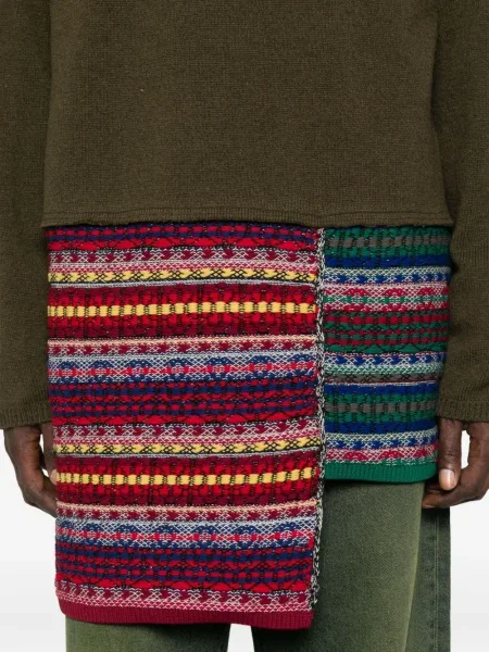 Пуловер Comme Des Garçons Homme Plus зелено