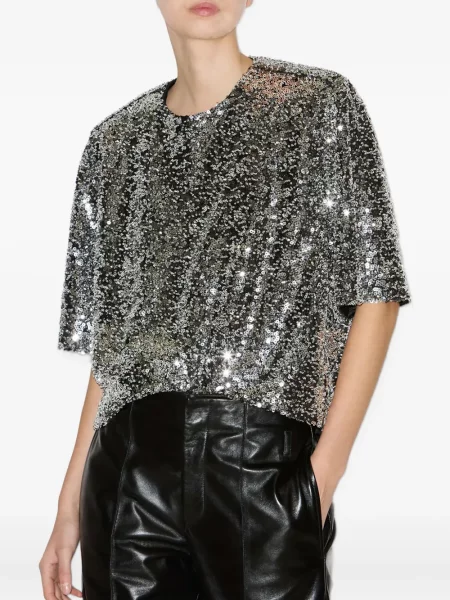 Top Isabel Marant argintiu