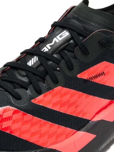 Prugaste tenisice Adidas Adizero s vezicama od brušene kože crna