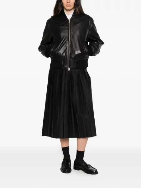 Geanta de piele Ami Paris negru