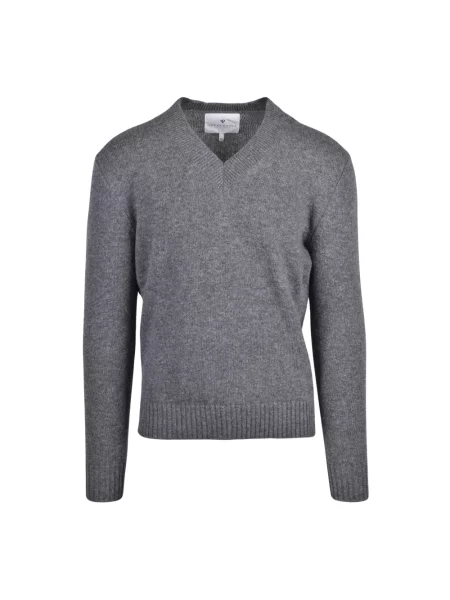Sweter Seven Gauge wełniany szary