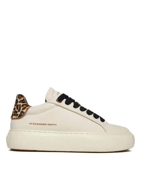Sneakersy Alexander Smith skórzane białe