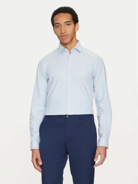 Calvin Klein Cămașă celest albastru