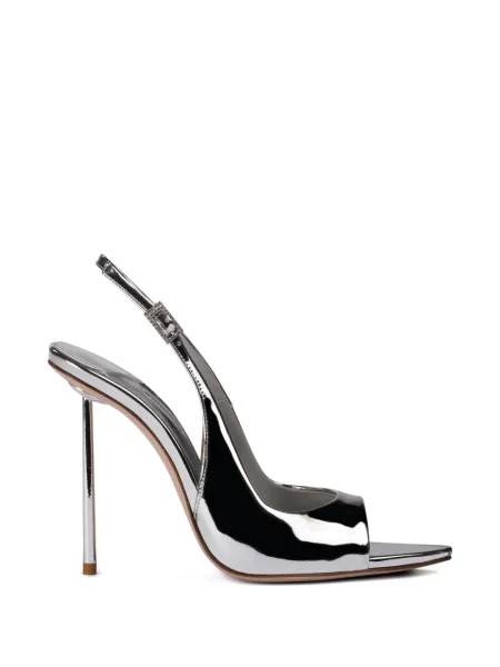 Sandale Le Silla slingback argintiu