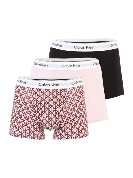 Calvin Klein Underwear Boksarice roza / roza / burgund črna