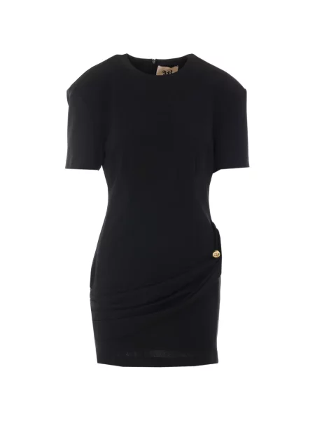 Rochie mini Aniye By drapată negru