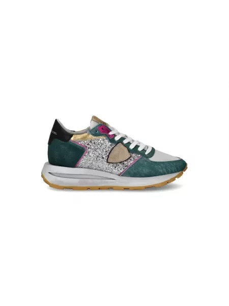 Buty do biegania Philippe Model skórzane do biegania szare