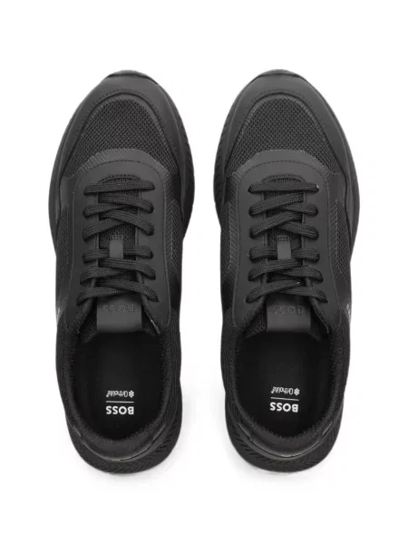 Sneakerși Boss plasă negru