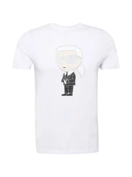 Karl Lagerfeld Tricou alb