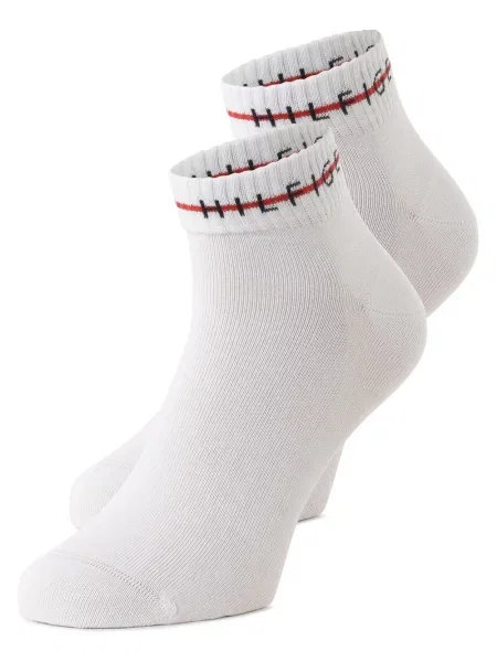Tommy Hilfiger Skarpety pakowane po 2 szt. Mężczyźni biały